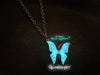 Butterfly with Glowing Wings Necklace