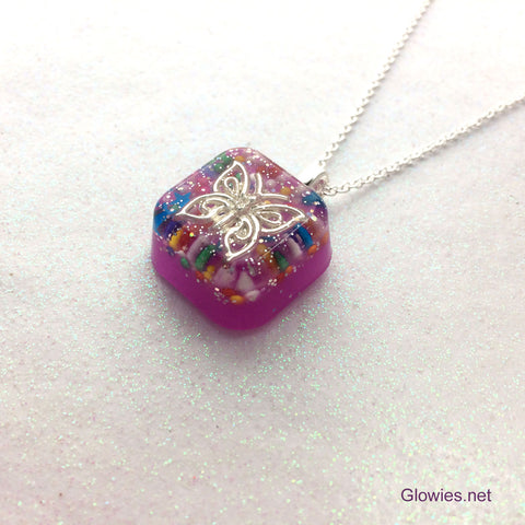 Butterfly Glow Necklace