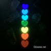 Glow Chakra Heart Meditation Set of 7