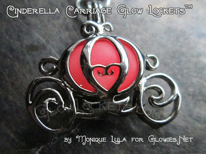Glowies Glow Jewelry Art Decor Cinderella Pumpkin Carriage