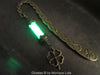 Lucky Clover Shamrock Glow Bookmark