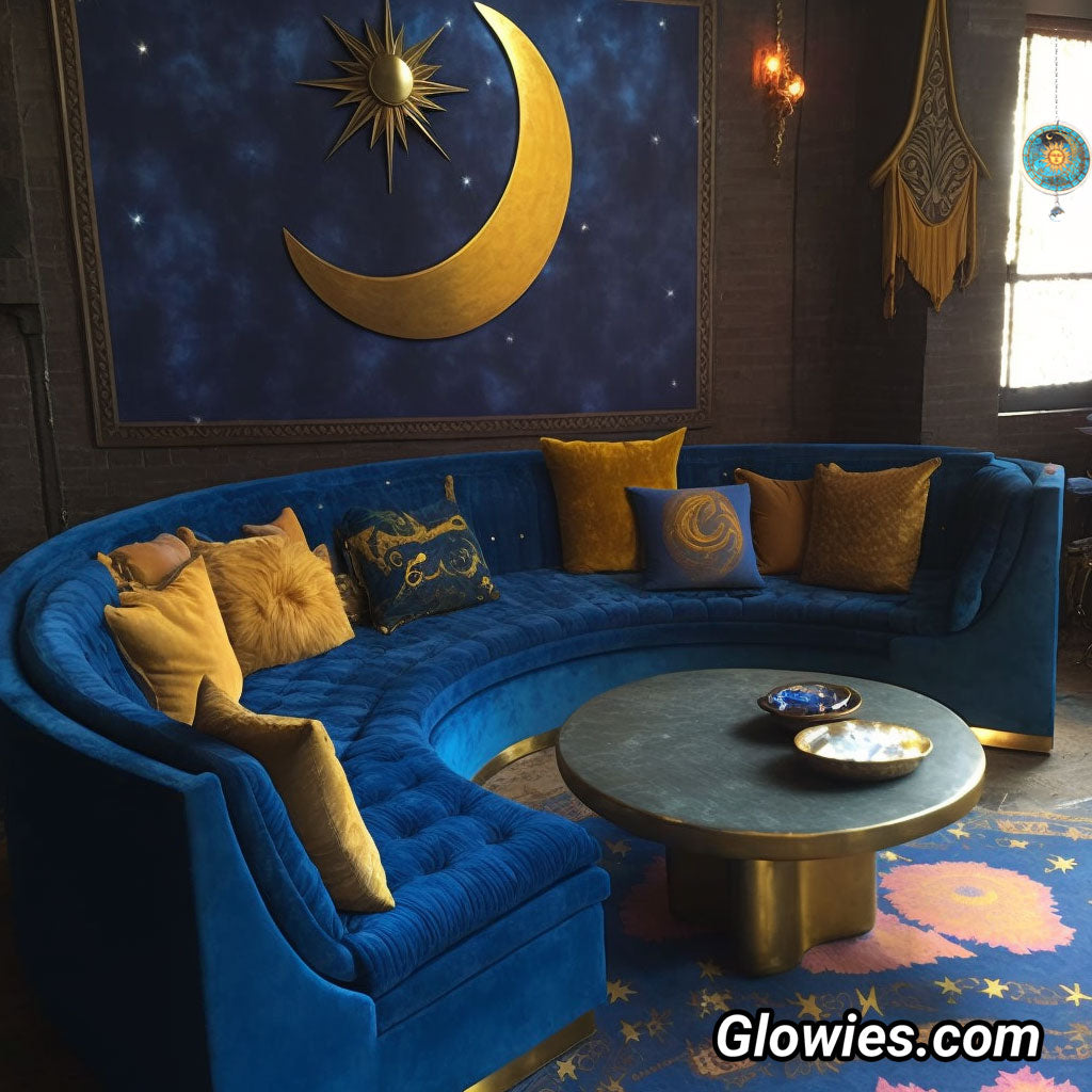 Glowies Glow Jewelry Art Decor 90s Celestial Sun Moon Glow Sun