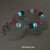 Cosmic Atomic Glow Glass Beaded Bracelet