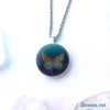 Cosmic Butterfly Glow Art Necklace