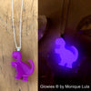 Dinosaur Glow in the dark Necklace