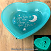 Love You To The Moon & Back Heart Dish Decor