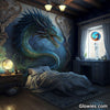 Celestial Dragon Glow Sun Catcher with Crystal