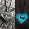 Dragonfly Lula Heart Glow in the dark necklace