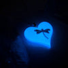 Dragonfly Lula Heart Glow in the dark necklace