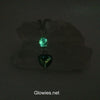 Scale Heart Glow Necklace