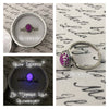 Droplet Glow Stone Victorian Ring
