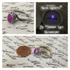 Droplet Glow Stone Victorian Ring