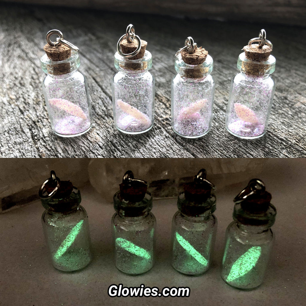 Glowies Glow Jewelry Art & Decor - Naturally Shed Fairy Wings Glow