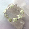 Handmade Glow Flower Bracelet with extender chain