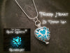 Frozen Glowing Heart Necklace