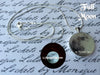 Full Moon Glowing Necklace Silver