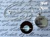 Full Moon Glowing Necklace Silver
