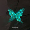 Holographic Galaxy Butterfly Glow Necklace