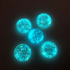 5 Galaxy Glow in the dark  Outer Space Buttons