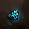 Outer Space Glow Galaxy Lula Heart Necklace