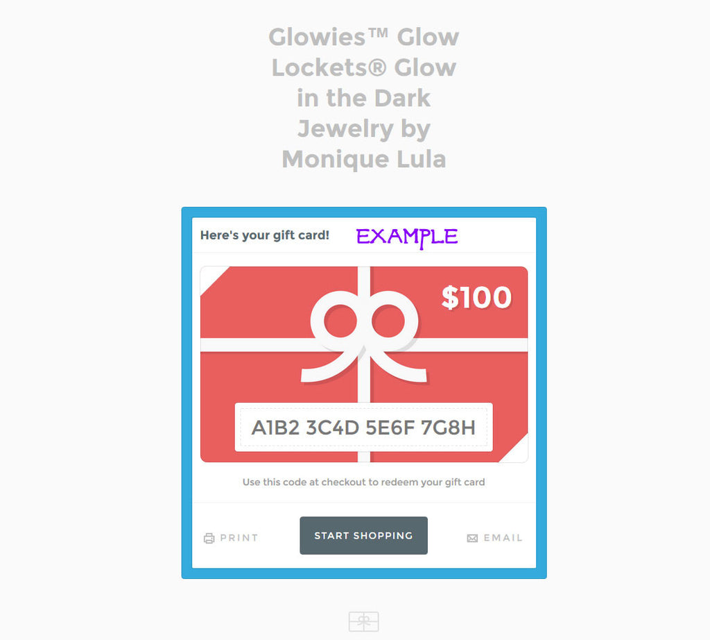 Glowies.net Gift Card