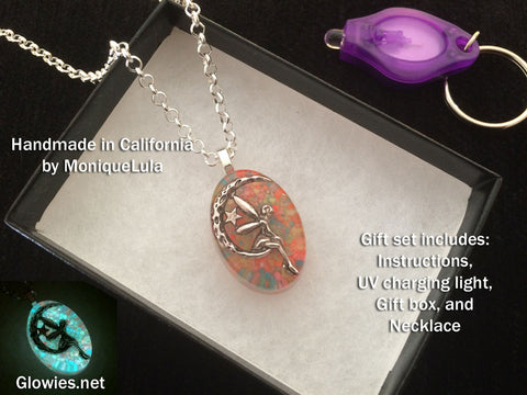 Gift Set Frozen Fairy Glow Necklace