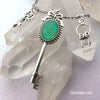 Glow Glass Oval Key Necklace