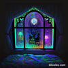 Wednesday Addams Ophelia Hall Window Glow Suncatcher with Crystal Decor
