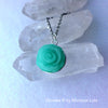 Handmade Rose Glowing Flower Necklace