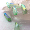 Green Aura Crystal Glow Glass Bracelet