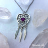 Heart Dream Catcher Necklace