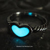 Sterling Silver Glow Heart Ring