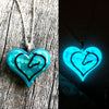 Horse Lover Glow in the Dark Lula Heart Necklace