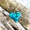 Horse Lover Glow in the Dark Lula Heart Necklace