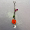 Halloween Jackolantern Bat and Skull Suncatcher Glow in the Dark