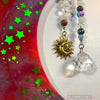 Glowie Beaded Decor Moon Rainbow Blue Quartz #7