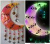 Glowie Beaded Decor Moon #11 Orange Pink Stars