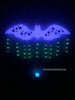 Glowie Bat SuncatcherDecor #1 Lavendar Violet Glow with Amethyst and Quartz