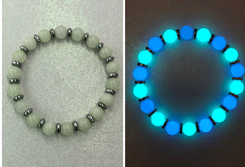 Blue Bayou Beaded Glowie Bracelet