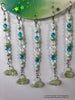 Glowie Beaded Decor Moon Green Aqua Quartz #5