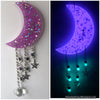 Glowie Beaded Decor Moon Purple Violet Silver Holo Sparkles