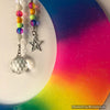 Glowie Beaded Decor Moon Rainbow Crescent Suncatcher