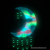 Aurora Borealis Glowie Beaded Decor Moon