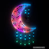 Glowie Beaded Decor Moon Rainbow Blue Quartz #7