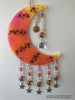 Glowie Beaded Decor Moon #11 Orange Pink Stars
