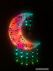 Glowie Beaded Decor Moon Rainbow Blue Quartz #7