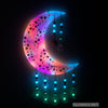 Glowie Beaded Decor Moon Rainbow Blue Quartz #7