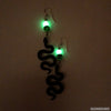 Color Changing Rainbow Snake Glowie Earrings