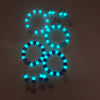 Frosted Glass Star Bracelet and Earrings Set