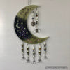 Glowie Beaded Decor Moon Green Black Galaxy Quartz
